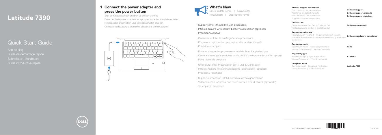 戴尔Latitude 7390快速<em>入门</em>指南 海报
