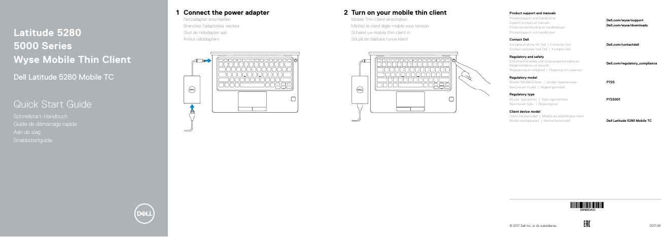 戴尔Latitude 5280移动TC快速<em>入门</em>指南 海报