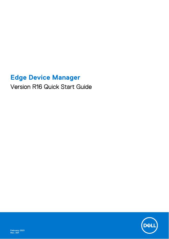 Edge Device Manager快速<em>入门</em>指南 海报