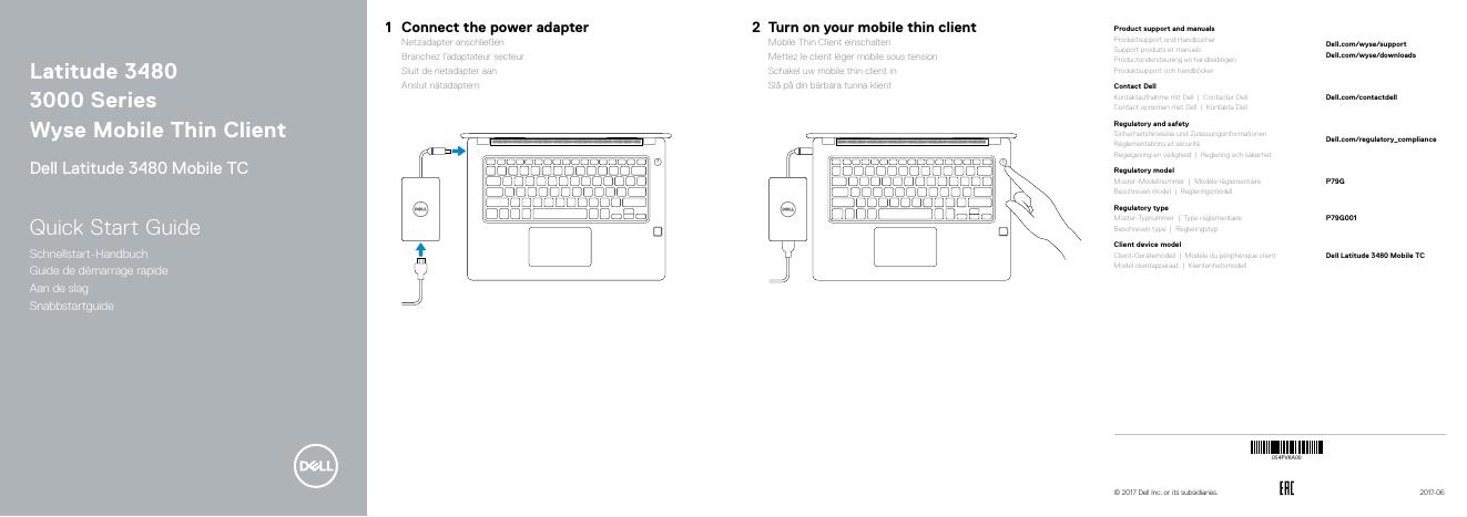 戴尔 Latitude 3480 移动终端快速<em>入门</em>指南 海报