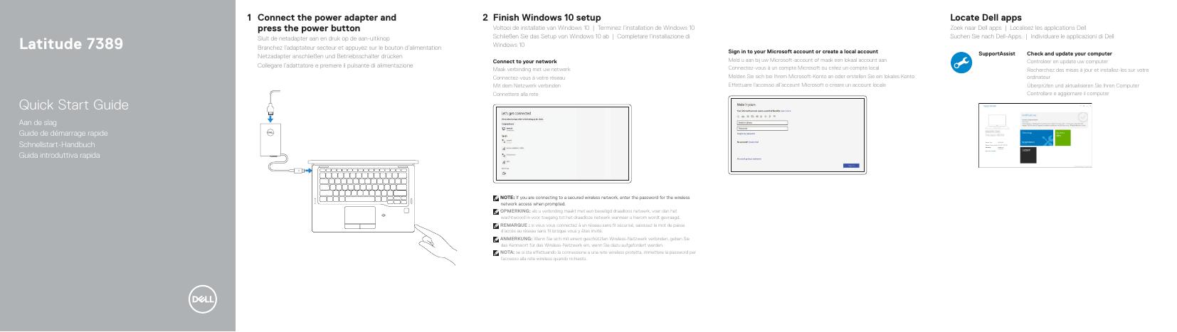 戴尔Latitude 7389快速<em>入门</em>指南 海报