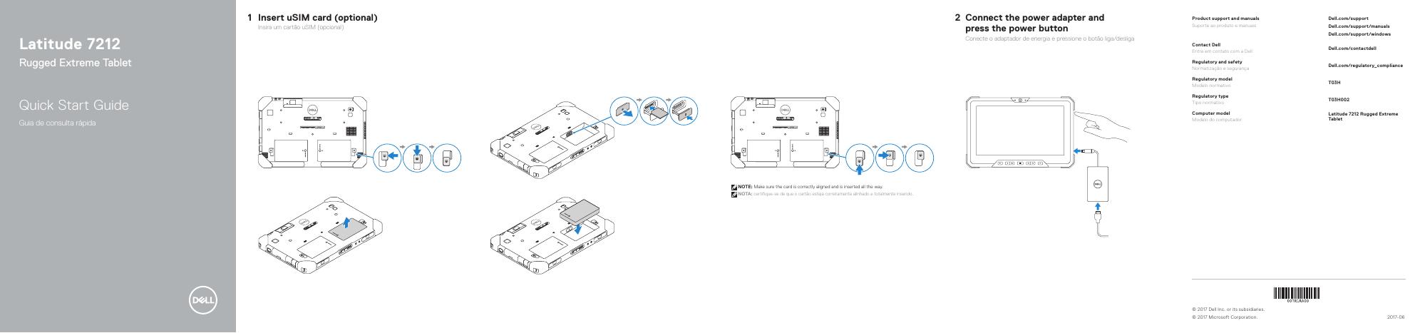 戴尔 Latitude 7212 Rugged Extreme 平板电脑快速<em>入门</em>指南 海报