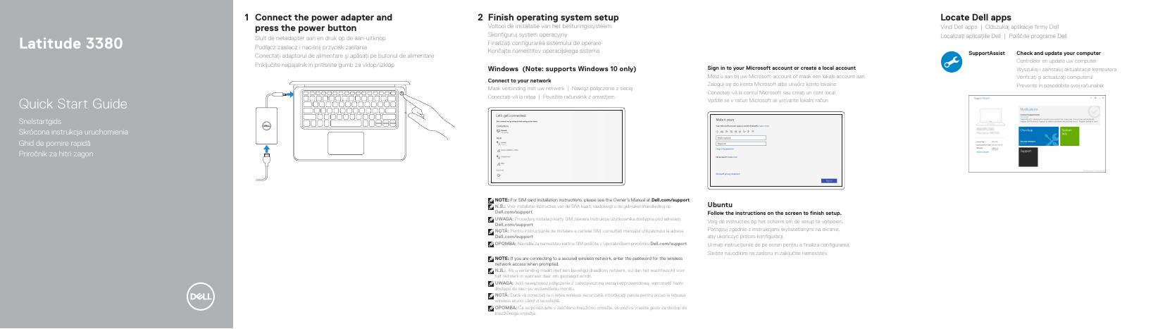 戴尔Latitude 3380快速<em>入门</em>指南 海报