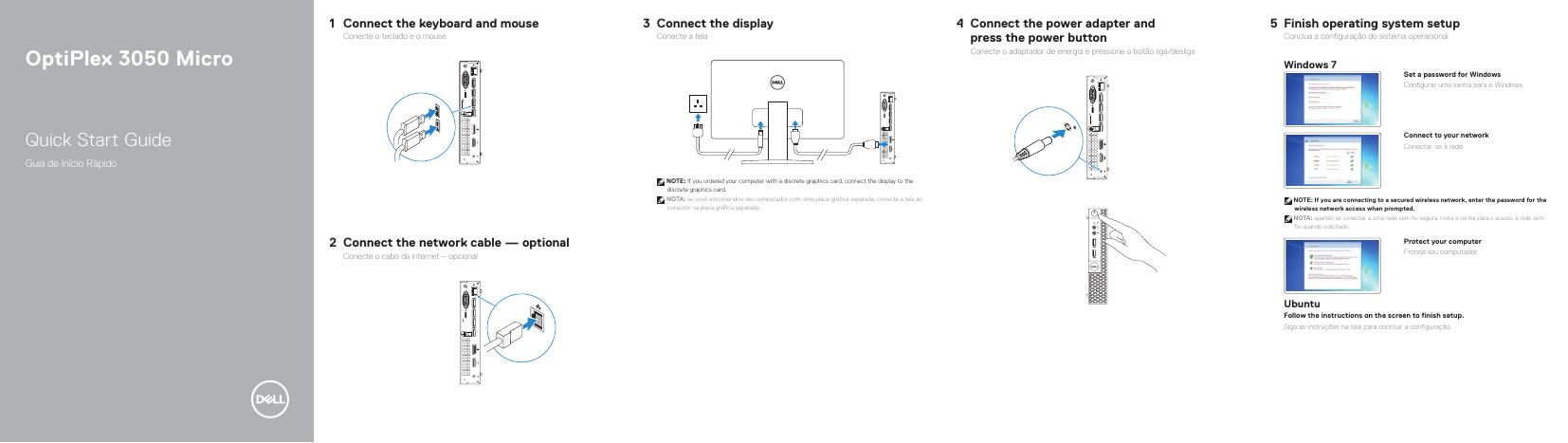 戴尔OptiPlex 3050微型机快速<em>入门</em>指南 海报