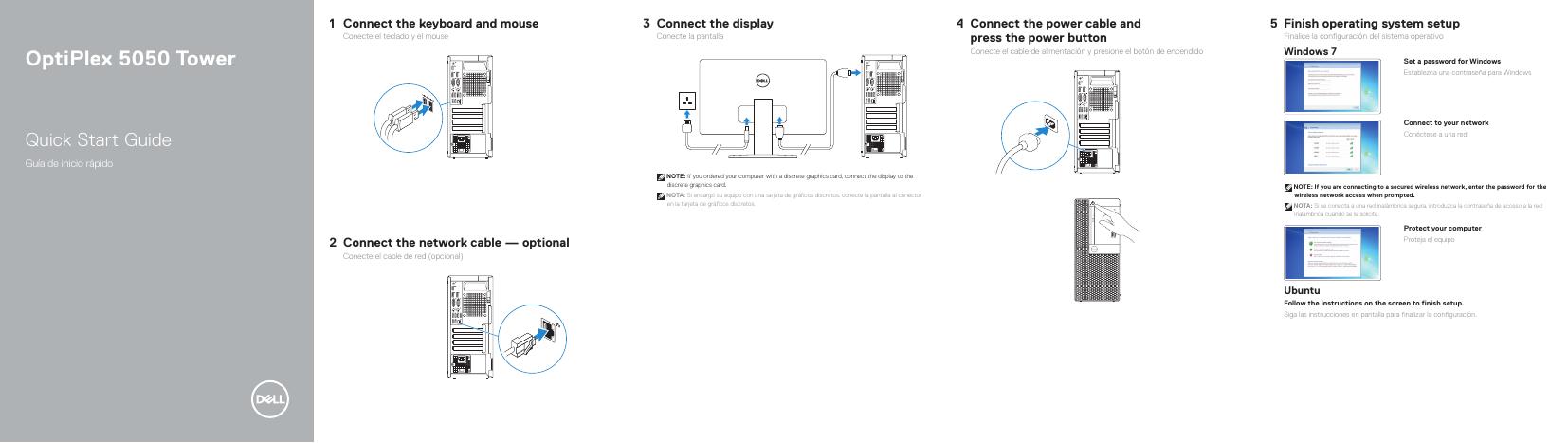 戴尔OptiPlex 5050塔式电脑快速<em>入门</em>指南 海报