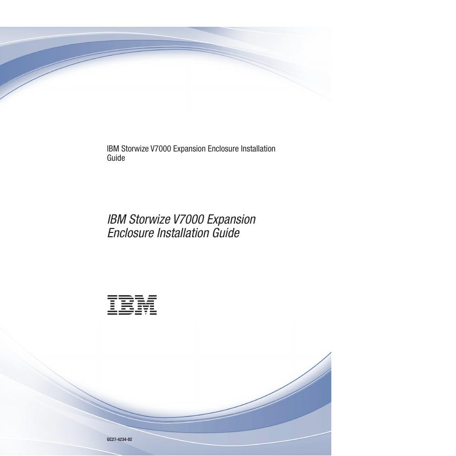 IBM Storwize V7000 扩展机箱安装指南