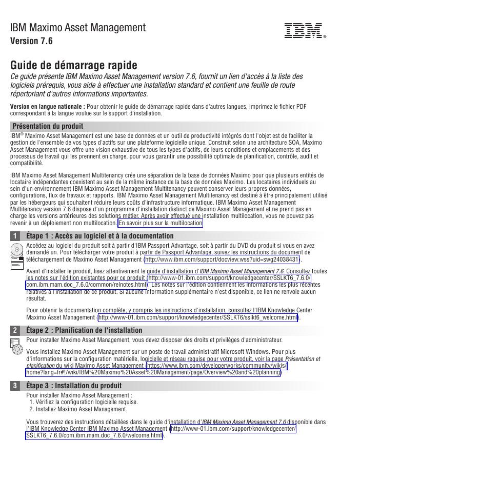 IBM Maximo Asset Management 7.6 快速<em>入门</em>指南 海报