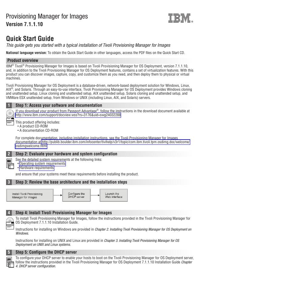 Tivoli Provisioning Manager for Images 快速<em>入门</em>指南 海报