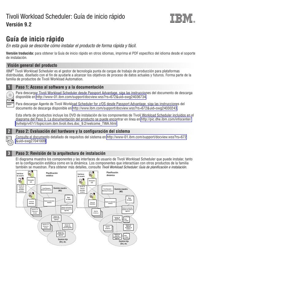Tivoli Workload Scheduler:快速<em>入门</em>指南 海报