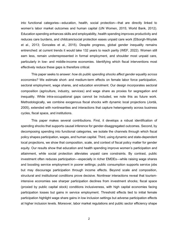 ADB亚洲开发银行：公共支出，私人收益：外生财政政策冲击的性别影响（英文版）_第6页