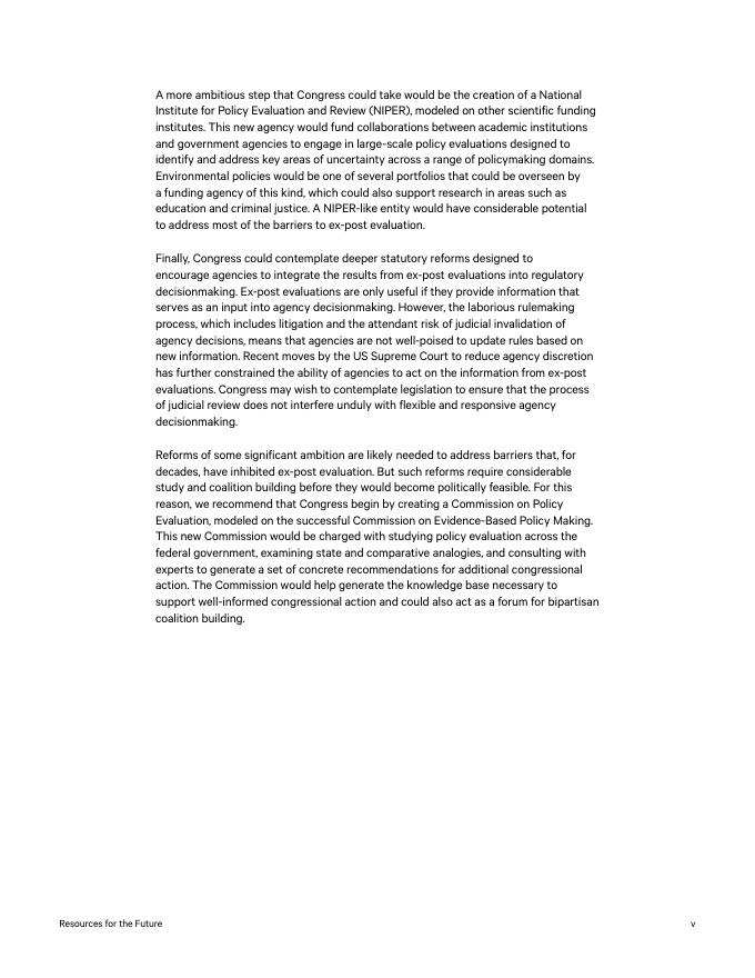 未来能源研究所：国会在促进环境政策评估中的作用（英文版）_第6页