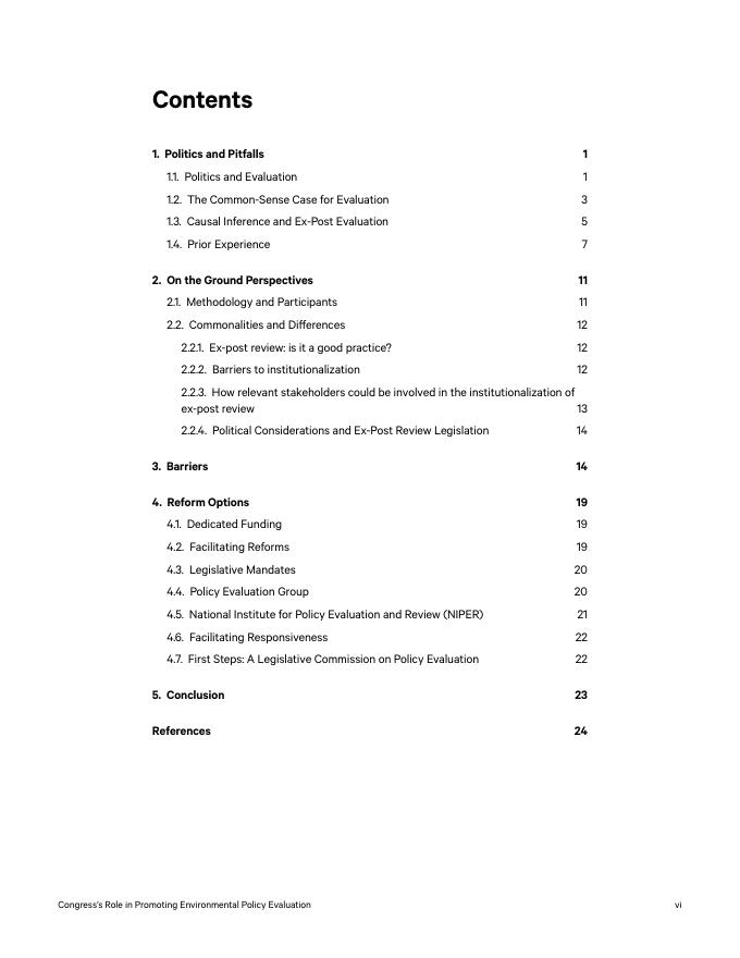 未来能源研究所：国会在促进环境政策评估中的作用（英文版）_第7页