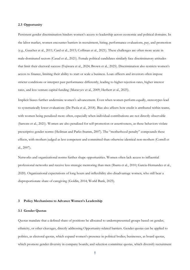 世界银行：提升女性领导力：什么有效，什么无效，缺少什么（英文版）_第10页