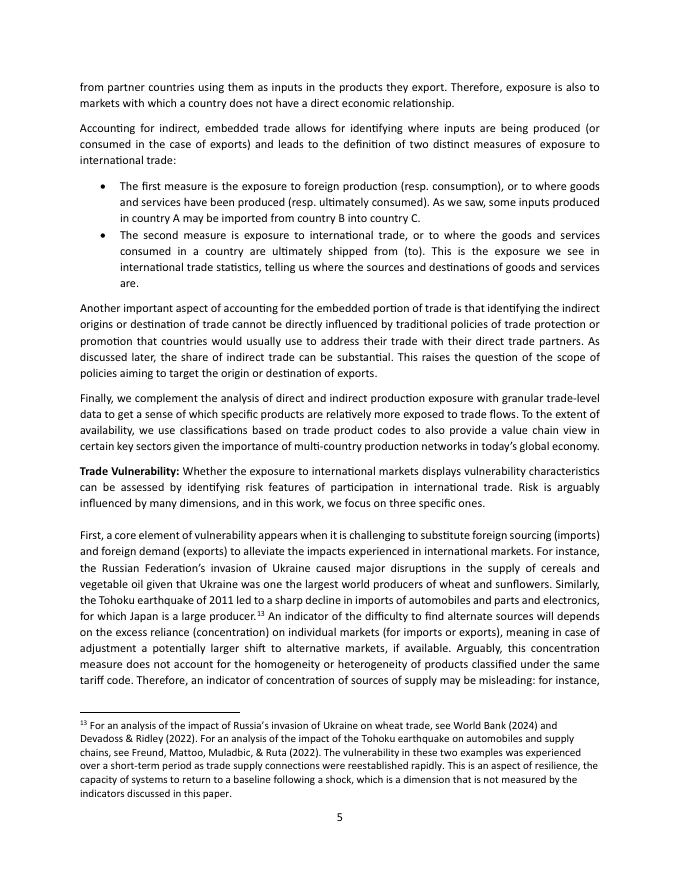 世界银行：衡量国际贸易冲击的风险敞口和脆弱性（英文版）_第7页