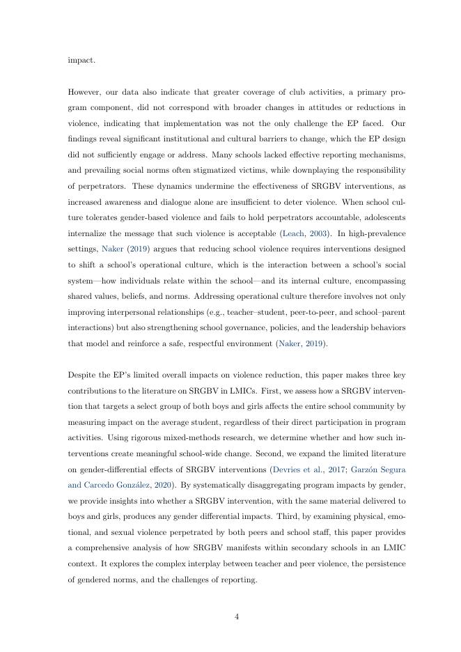 世界银行：从意识到行动？赞比亚通过多组成部分方案减少与学校有关的性别暴力挑战的实验证据（英文版）_第7页