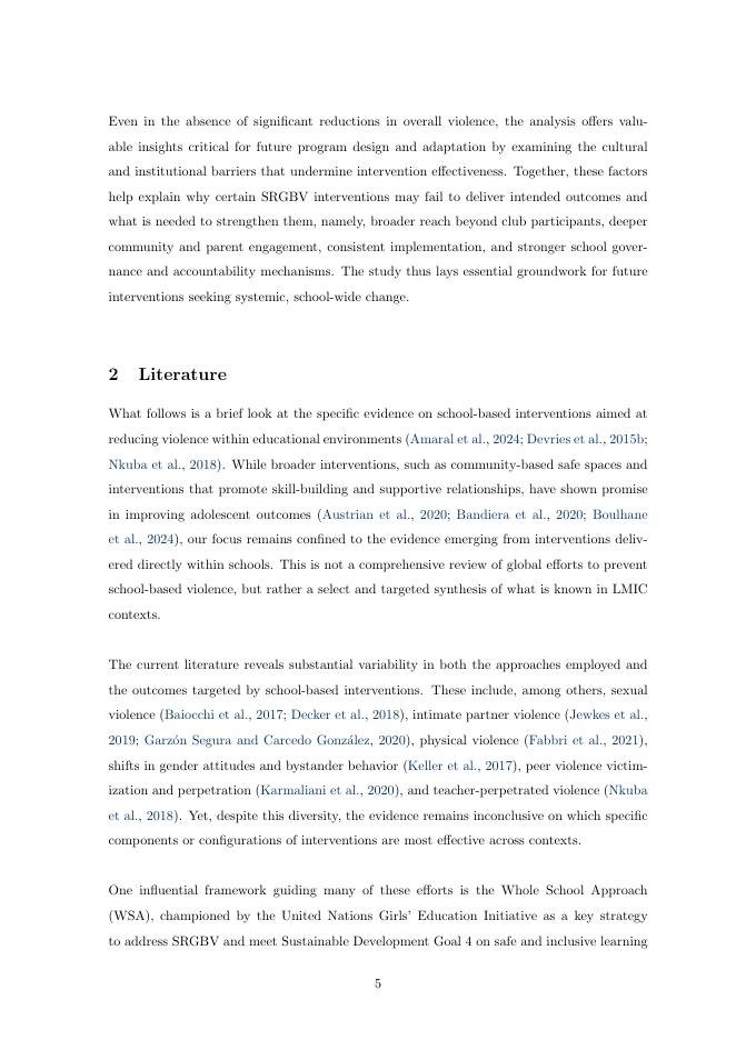 世界银行：从意识到行动？赞比亚通过多组成部分方案减少与学校有关的性别暴力挑战的实验证据（英文版）_第8页