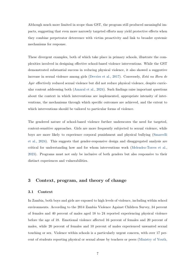 世界银行：从意识到行动？赞比亚通过多组成部分方案减少与学校有关的性别暴力挑战的实验证据（英文版）_第10页