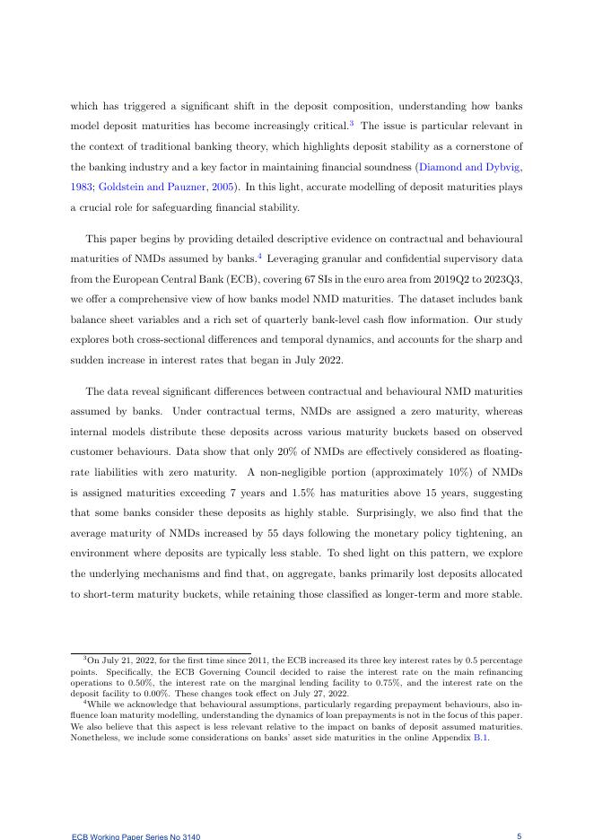 欧洲央行：基于假设的银行业务？银行如何模拟存款到期日（英文版）_第6页
