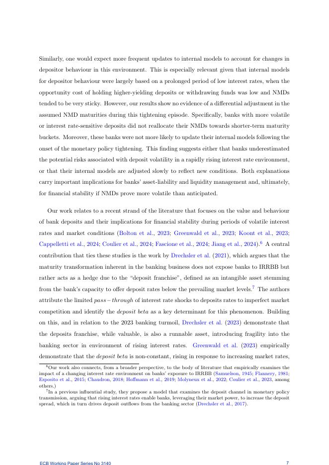 欧洲央行：基于假设的银行业务？银行如何模拟存款到期日（英文版）_第8页
