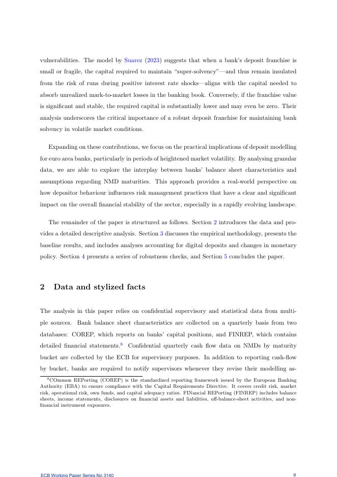 欧洲央行：基于假设的银行业务？银行如何模拟存款到期日（英文版）_第10页