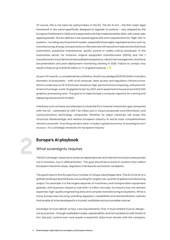 罗兰贝格：2025年人工智能（AI）主权：欧洲产业战略要务研究报告（英文版）_第6页