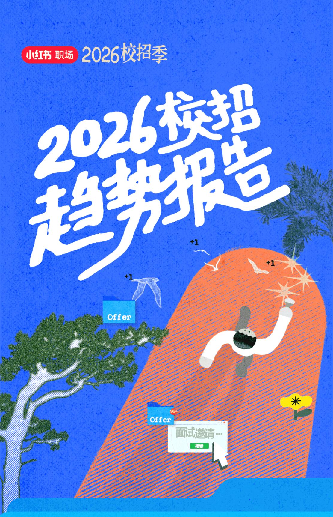小红书：2026年校招趋势报告海报