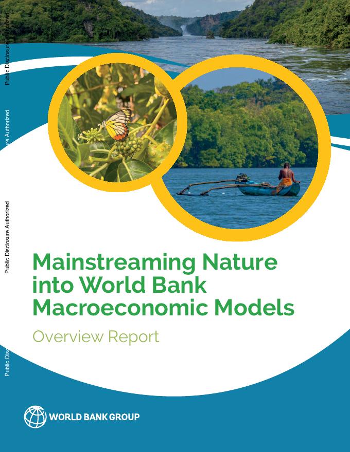 世界银行：2025年将自然纳入世界银行宏观经济模型的主流：概览报告（英文版）海报
