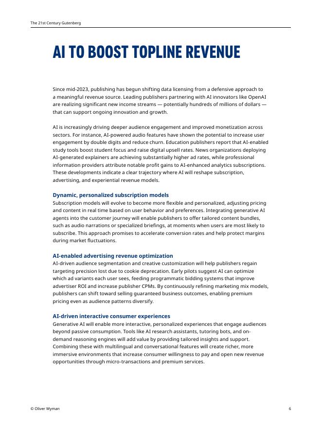 奥纬咨询：2025年生成型人工智能如何改写出版业的剧本报告（英文版）_第6页