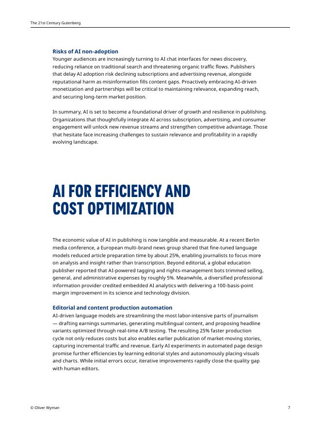 奥纬咨询：2025年生成型人工智能如何改写出版业的剧本报告（英文版）_第7页