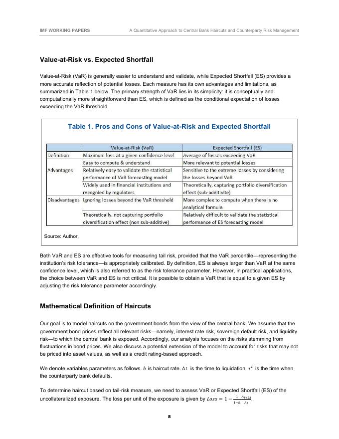 国际货币基金组织：央行减持与交易对手风险管理的定量方法（英文版）_第10页