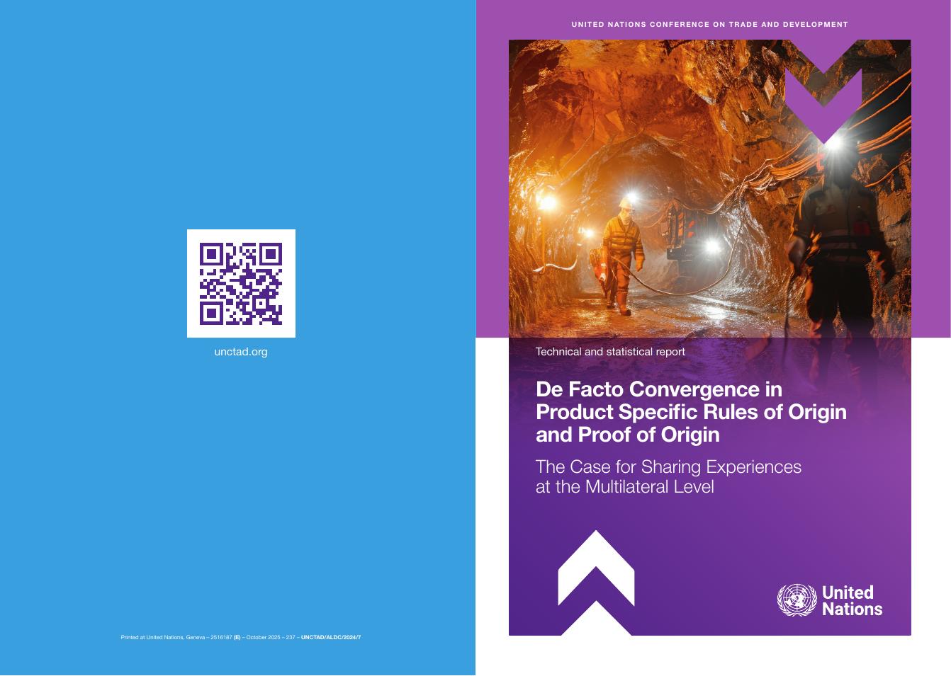 联合国贸易发展委员会：2025年产品特定原产地规则和原产地证明的事实趋同报告（英文版）海报