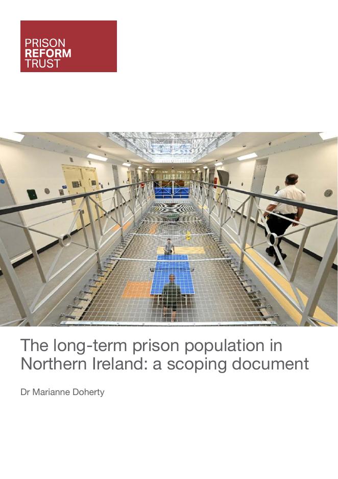 监狱改革基金会：2025年北爱尔兰的长期监狱人口：范围文件报告（英文版）海报