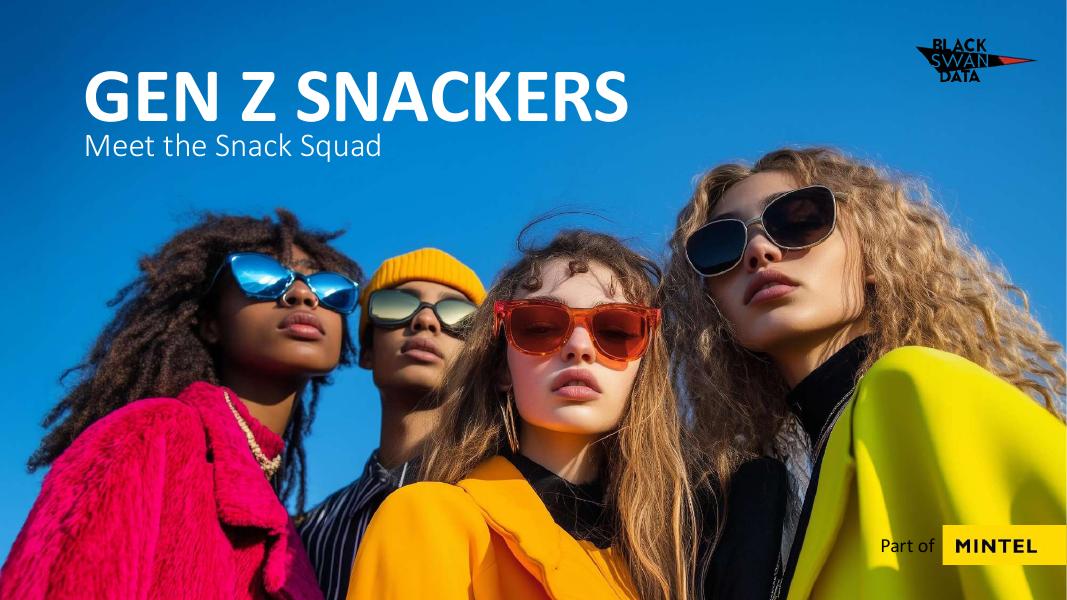 黑天鹅数据：2025年Z世代零食的未来（英文版）海报