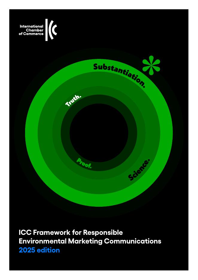 国际商会ICC：2025年ICC环境营销传播责任框架报告（英文版）海报