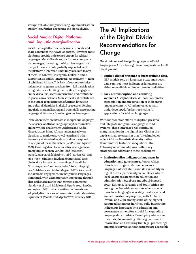 加拿大国际治理创新中心CIGI：2025年人工智能和语言数据在非洲的爆发：应对低资源挑战政策简报（英文版）_第9页