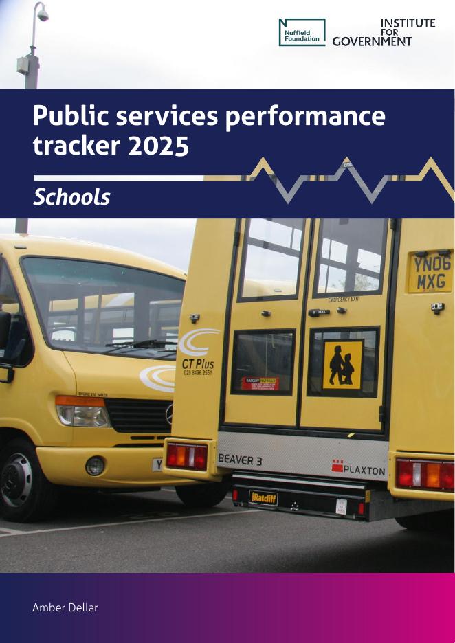 政府研究所：2025年绩效追踪报告：学校（英文版）海报