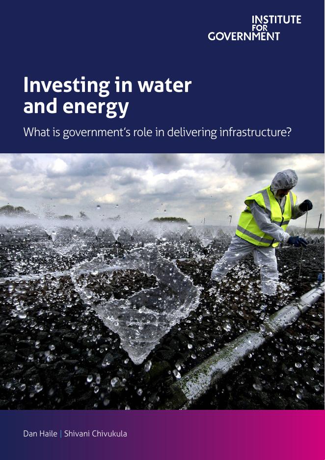 政府研究所：2025年投资于水和能源：政府在提供基础设施方面的作用是什么？（英文版）海报
