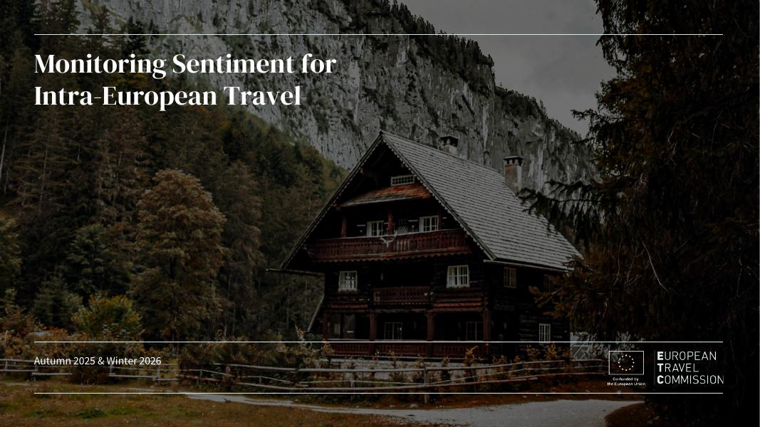 欧洲旅游委员会（ETC）：2025-2026年秋冬季欧洲境内旅游舆情监测报告（英文版）海报