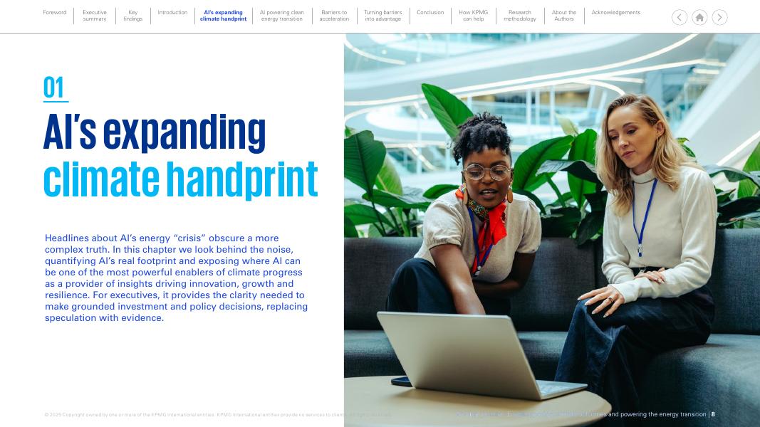 毕马威：2025年人工智能的双重价值：助推积极气候成果与赋能能源转型研究报告（英文版）_第8页
