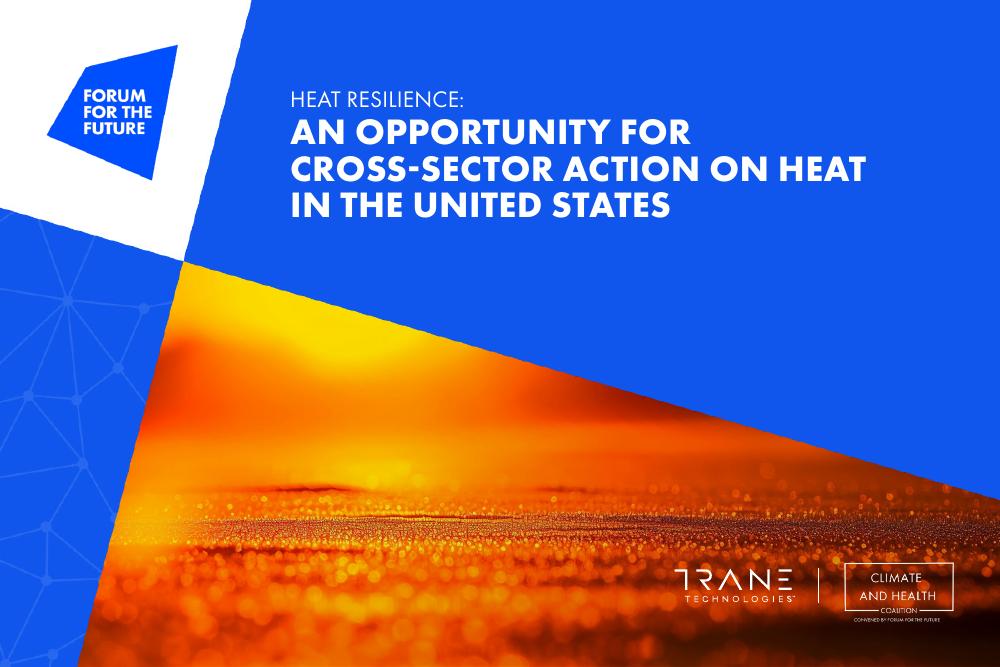 Forum for the Future：2025年热耐力：美国应对热浪的跨部门行动的机遇白皮书（英文版）海报