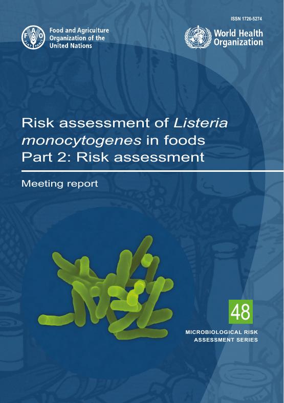 WHO世界卫生组织：2025年食品中单核细胞增生李斯特菌的风险评估：第二部分风险评估：会议报告（英文版）海报