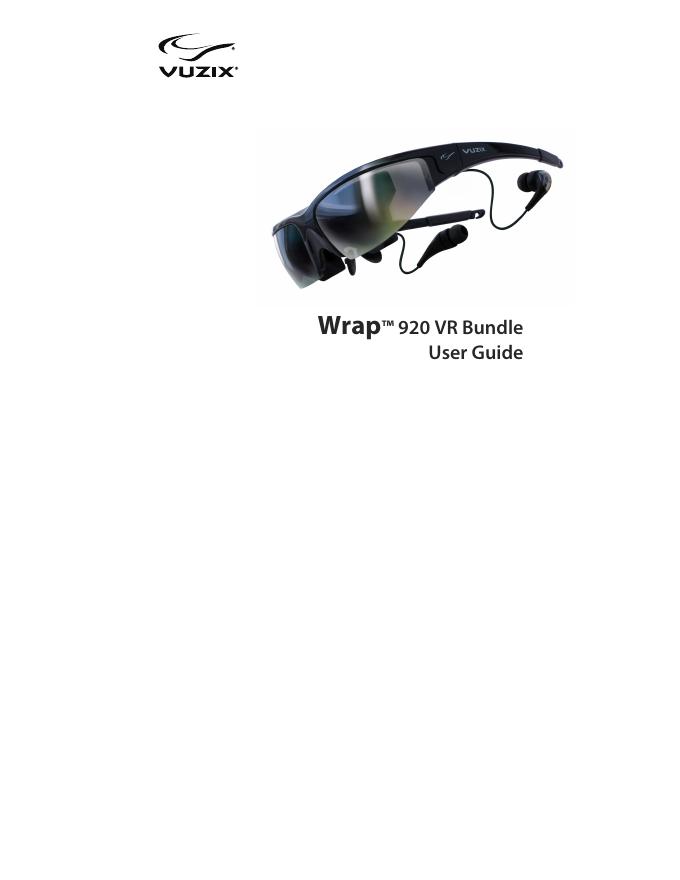VUZIX Wrap 920 <em>VR</em> Bundle User Guide 海报