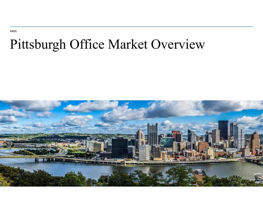 Newmark：2025年第三季度匹兹堡办公楼市场报告（英文版）海报