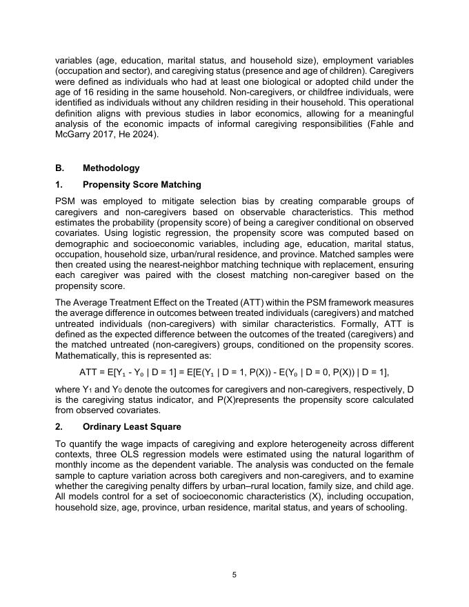 ADB亚洲开发银行：女性的育儿成本更高吗？巴基斯坦性别收入差距研究（英文版）_第9页