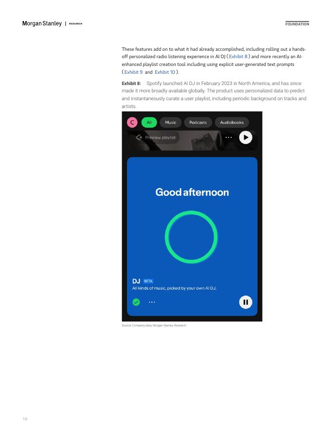 摩根士丹利：2025年生成式人工智能对娱乐业影响的新动态报告（英文版）_第10页