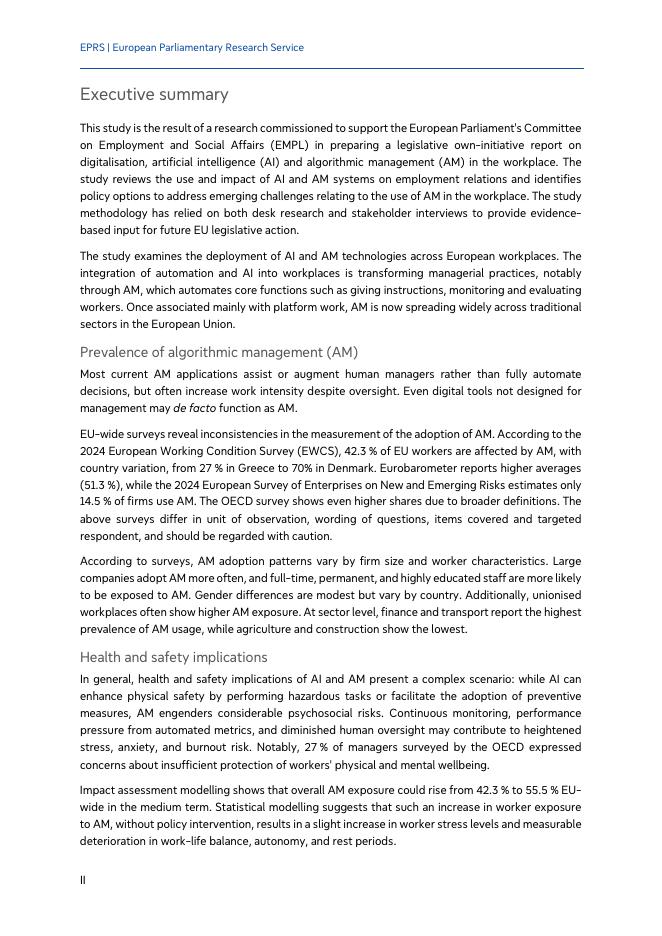 欧洲议会：数字化、人工智能和算法管理在工作场所：塑造工作的未来（英文版）_第6页