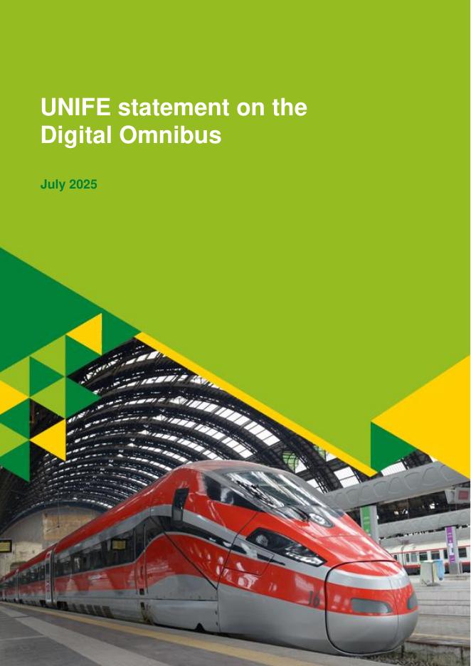 UNIFE：2025年UNIFE关于数字总线的声明报告（英文版）海报