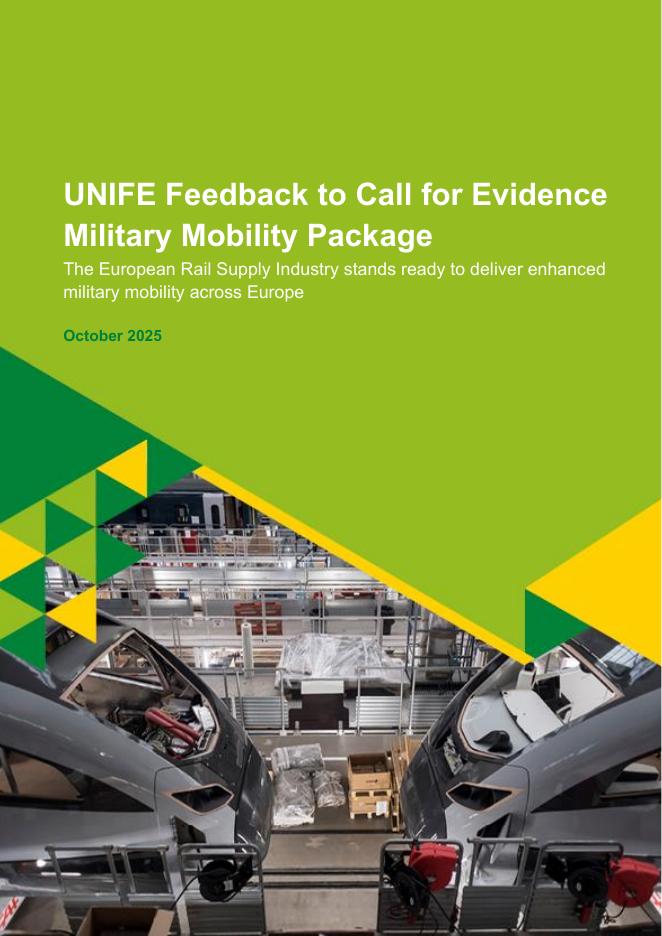 UNIFE：2025年对证据收集的反馈-军事流动性方案报告（英文版）海报