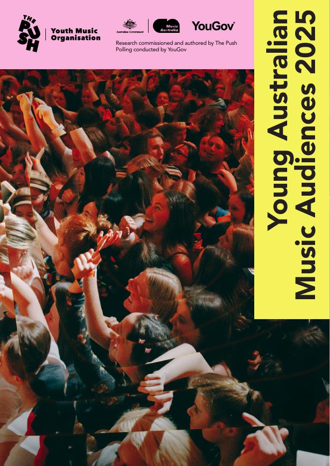 The Push&YouGov：2025年澳大利亚青年音乐受众研究报告（英文版）海报