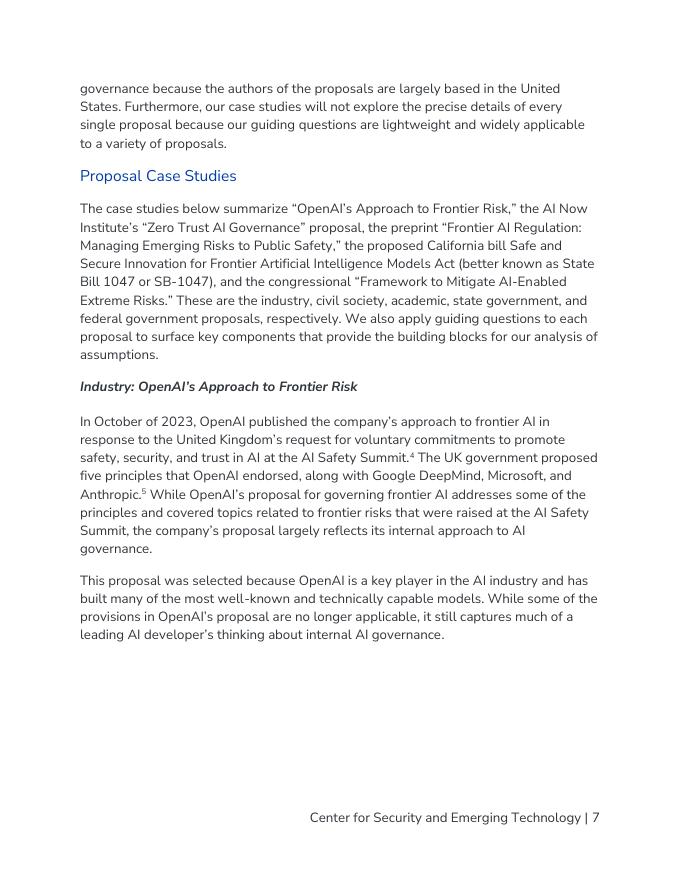 CSET：2025年前沿的人工智能治理-解构基本假设报告（英文版）_第8页